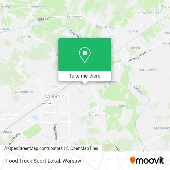 Food Truck Sport Lokal map