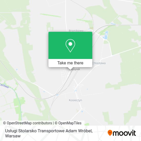 Карта Usługi Stolarsko Transportowe Adam Wróbel