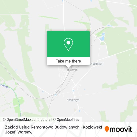 Zakład Usług Remontowo Budowlanych - Kozłowski Józef map