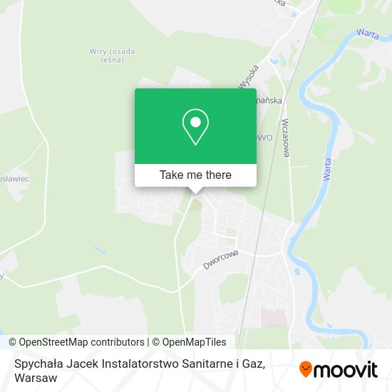 Spychała Jacek Instalatorstwo Sanitarne i Gaz map