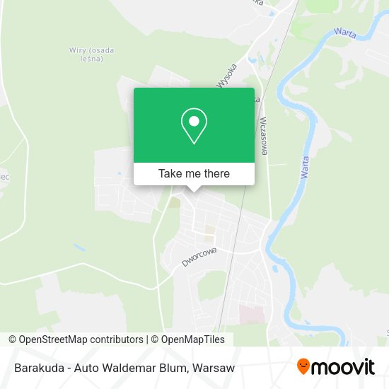 Barakuda - Auto Waldemar Blum map