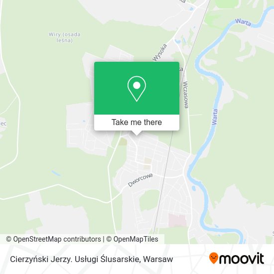 Cierzyński Jerzy. Usługi Ślusarskie map