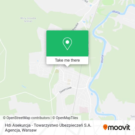 Hdi Asekurcja - Towarzystwo Ubezpieczeń S.A. Agencja map