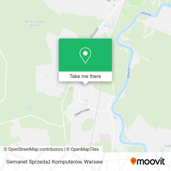 Карта Gemanet Sprzedaż Komputerów