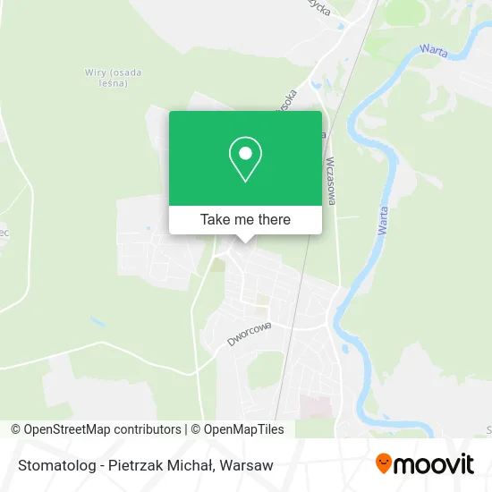 Stomatolog - Pietrzak Michał map