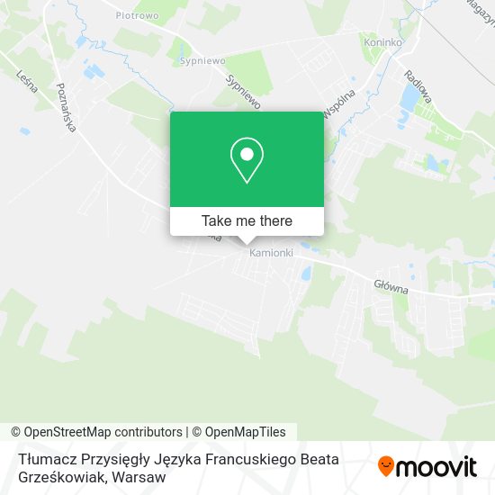 Tłumacz Przysięgły Języka Francuskiego Beata Grześkowiak map