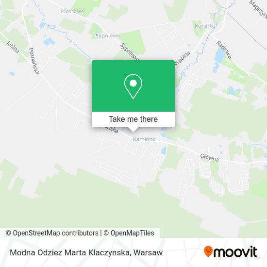 Modna Odziez Marta Klaczynska map