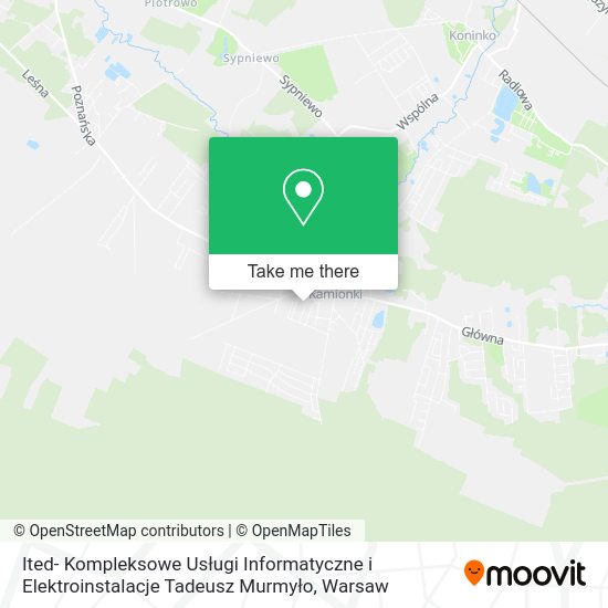 Ited- Kompleksowe Usługi Informatyczne i Elektroinstalacje Tadeusz Murmyło map