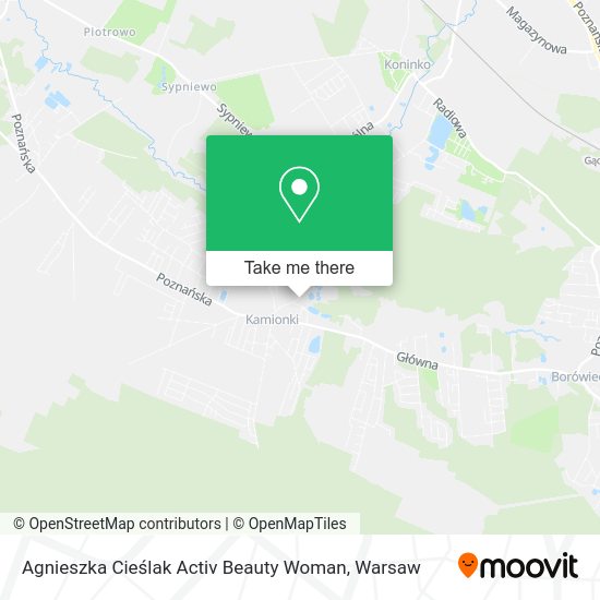 Agnieszka Cieślak Activ Beauty Woman map