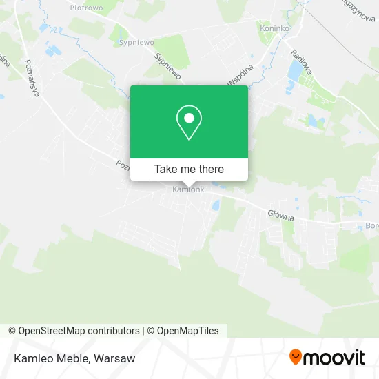 Карта Kamleo Meble