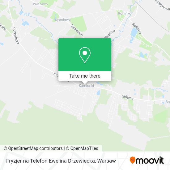 Fryzjer na Telefon Ewelina Drzewiecka map