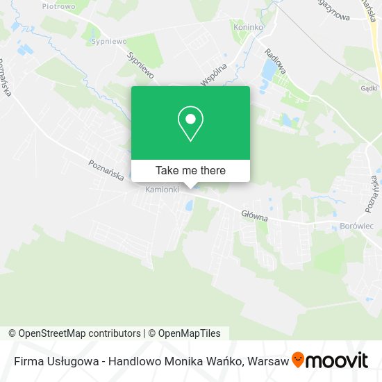 Firma Usługowa - Handlowo Monika Wańko map