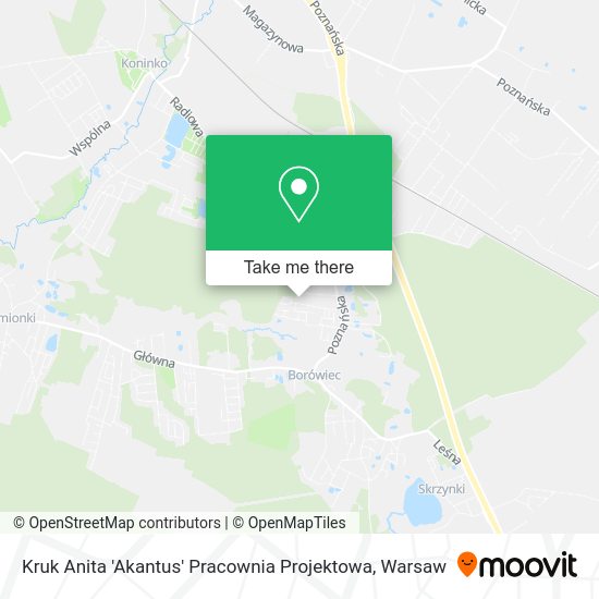 Kruk Anita 'Akantus' Pracownia Projektowa map