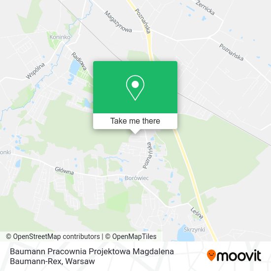 Baumann Pracownia Projektowa Magdalena Baumann-Rex map