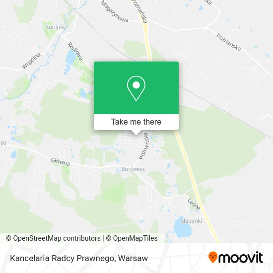 Карта Kancelaria Radcy Prawnego