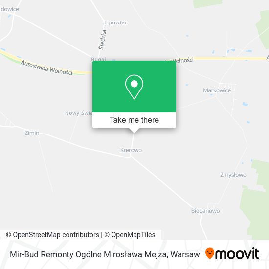 Mir-Bud Remonty Ogólne Mirosława Mejza map