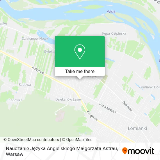 Nauczanie Języka Angielskiego Małgorzata Astrau map
