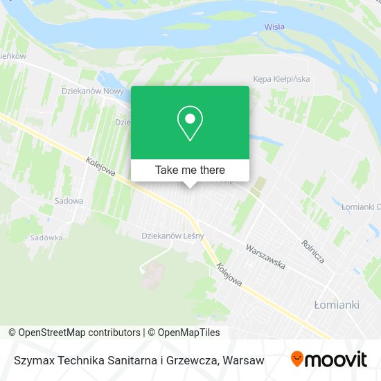 Szymax Technika Sanitarna i Grzewcza map