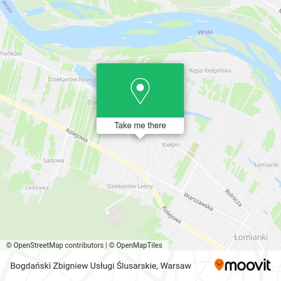 Bogdański Zbigniew Usługi Ślusarskie map