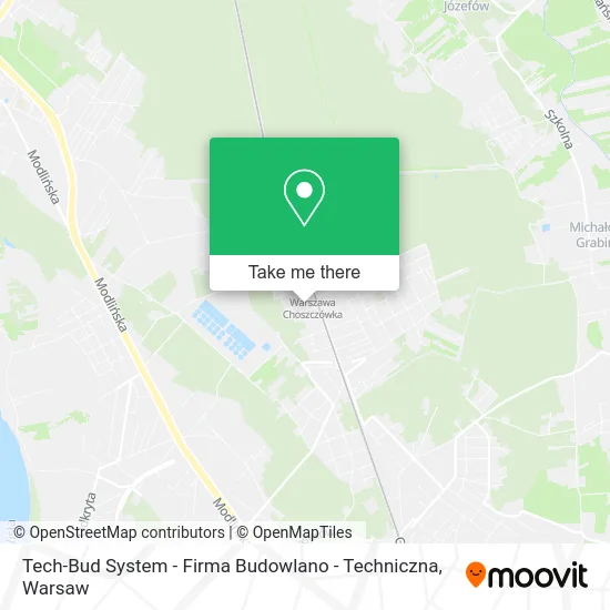 Карта Tech-Bud System - Firma Budowlano - Techniczna