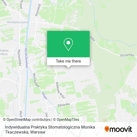 Indywidualna Praktyka Stomatologiczna Monika Tkaczewska map