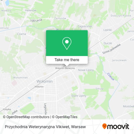 Przychodnia Weterynaryjna Vikiwet map