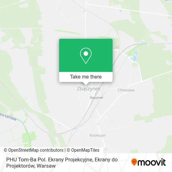 Карта PHU Tom-Ba Pol. Ekrany Projekcyjne, Ekrany do Projektorów