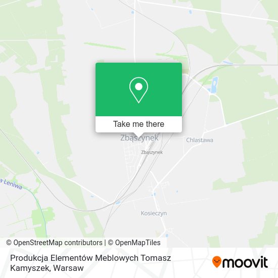 Produkcja Elementów Meblowych Tomasz Kamyszek map