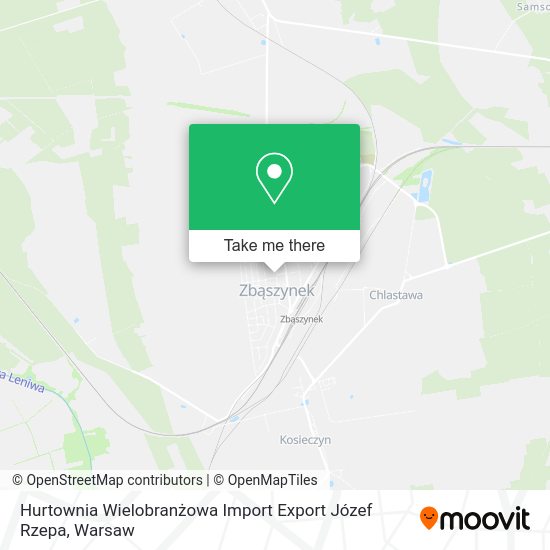 Карта Hurtownia Wielobranżowa Import Export Józef Rzepa