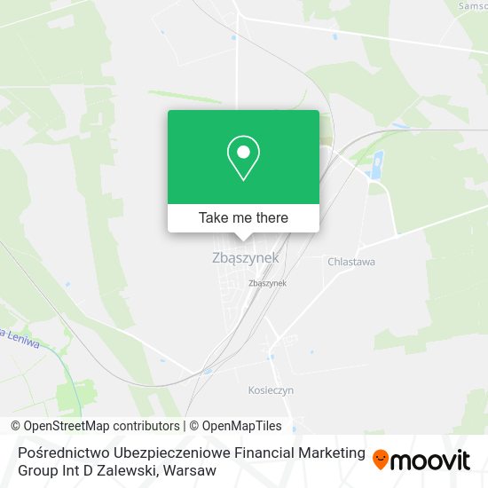 Карта Pośrednictwo Ubezpieczeniowe Financial Marketing Group Int D Zalewski