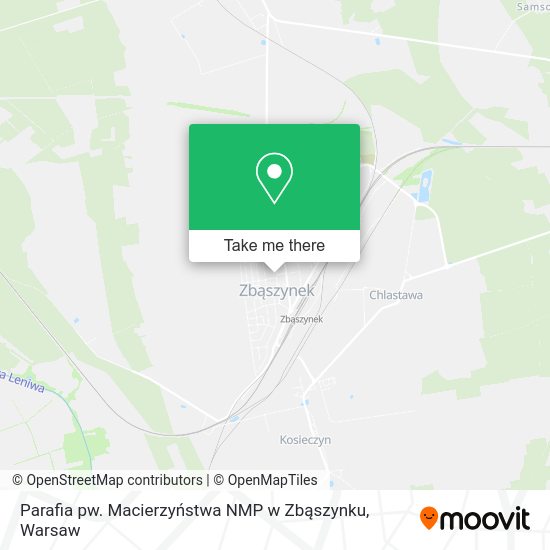 Карта Parafia pw. Macierzyństwa NMP w Zbąszynku