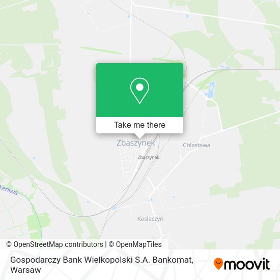 Gospodarczy Bank Wielkopolski S.A. Bankomat map