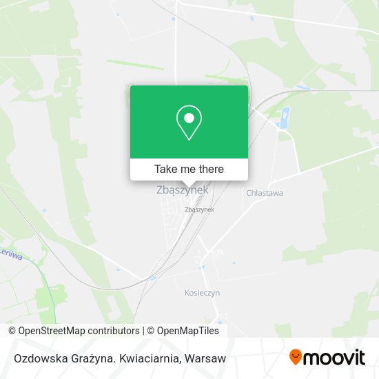 Ozdowska Grażyna. Kwiaciarnia map