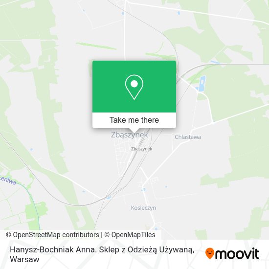 Hanysz-Bochniak Anna. Sklep z Odzieżą Używaną map