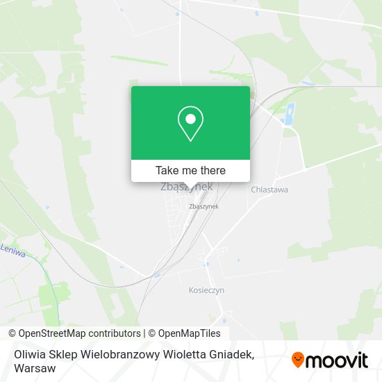 Oliwia Sklep Wielobranzowy Wioletta Gniadek map