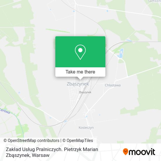 Zakład Usług Pralniczych. Pietrzyk Marian Zbąszynek map