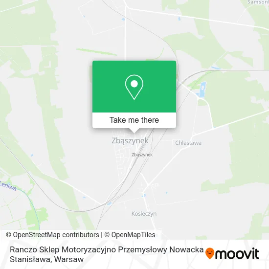 Карта Ranczo Sklep Motoryzacyjno Przemysłowy Nowacka Stanisława