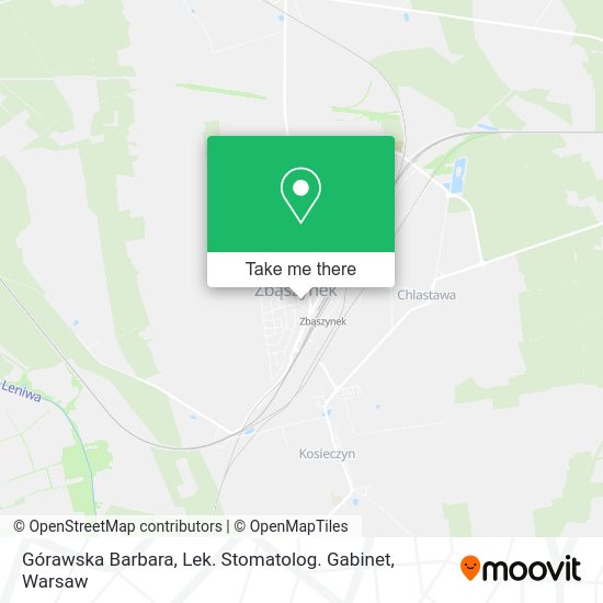 Górawska Barbara, Lek. Stomatolog. Gabinet map