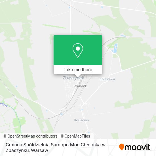 Gminna Spółdzielnia Samopo-Moc Chłopska w Zbąszynku map