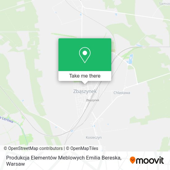 Produkcja Elementów Meblowych Emilia Bereska map