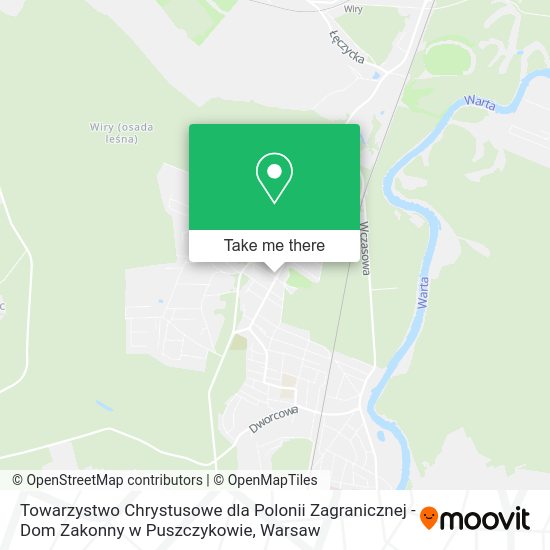 Towarzystwo Chrystusowe dla Polonii Zagranicznej - Dom Zakonny w Puszczykowie map