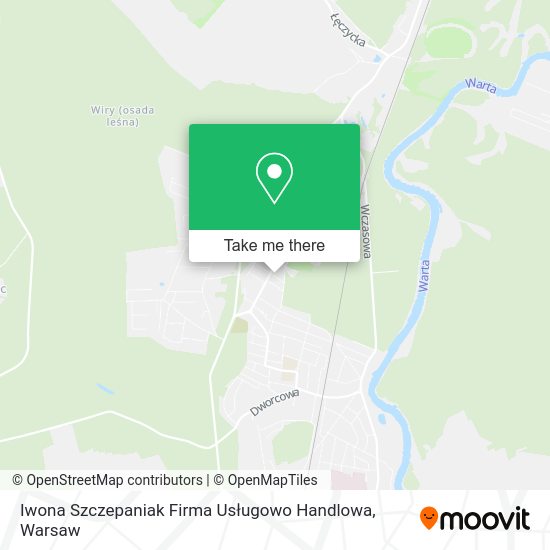 Iwona Szczepaniak Firma Usługowo Handlowa map