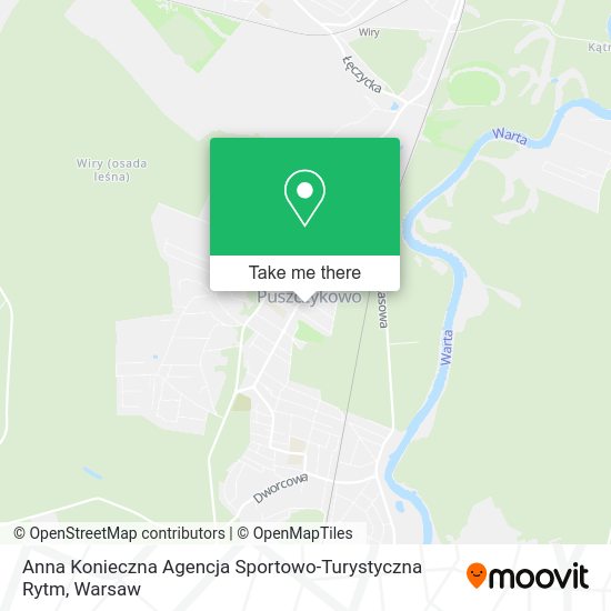 Anna Konieczna Agencja Sportowo-Turystyczna Rytm map