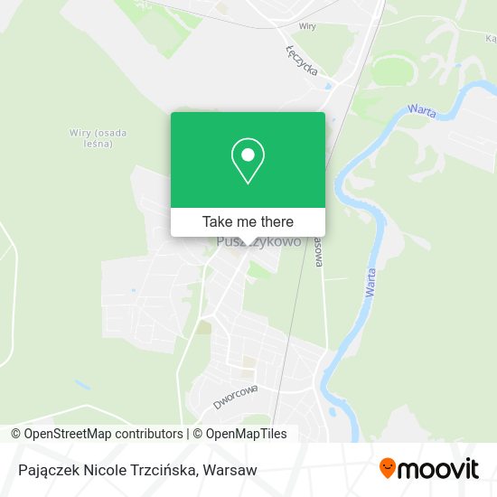 Pajączek Nicole Trzcińska map