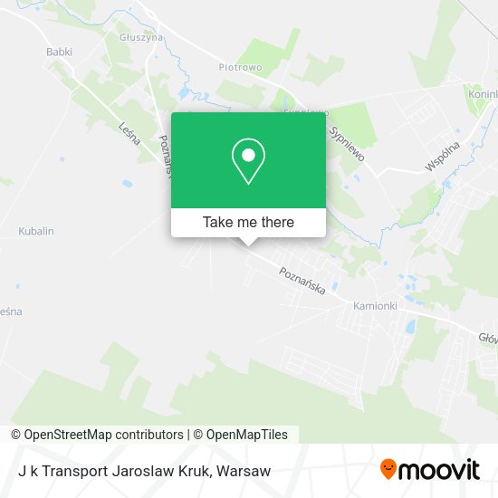 J k Transport Jaroslaw Kruk map