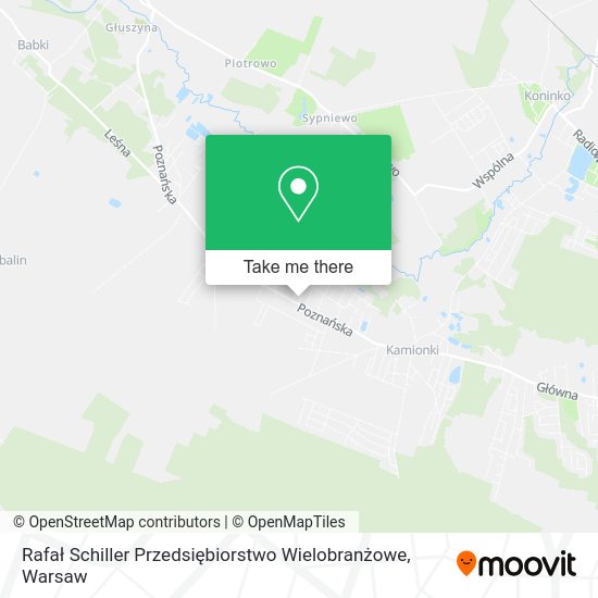 Rafał Schiller Przedsiębiorstwo Wielobranżowe map