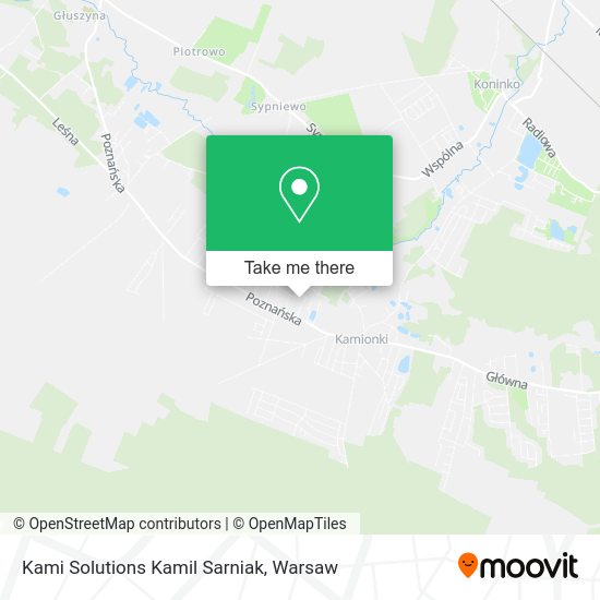 Kami Solutions Kamil Sarniak map