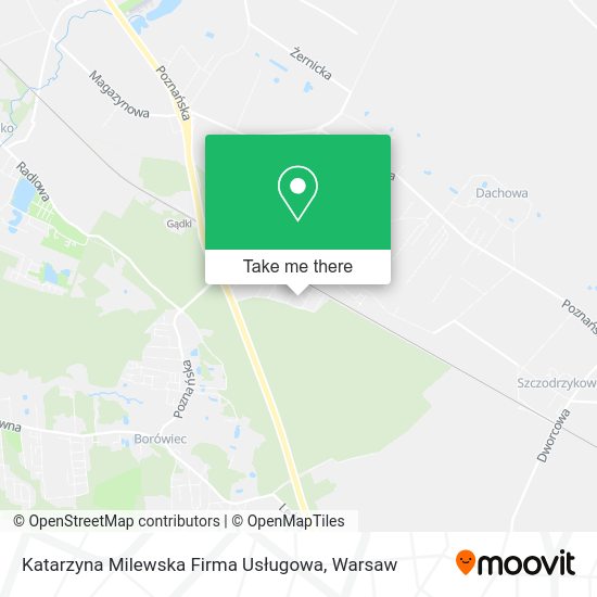 Katarzyna Milewska Firma Usługowa map