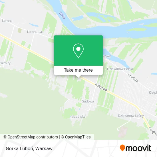 Górka Luboń map