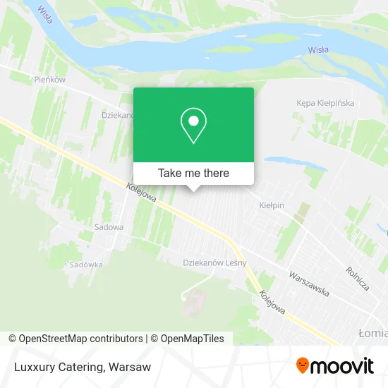 Luxxury Catering map